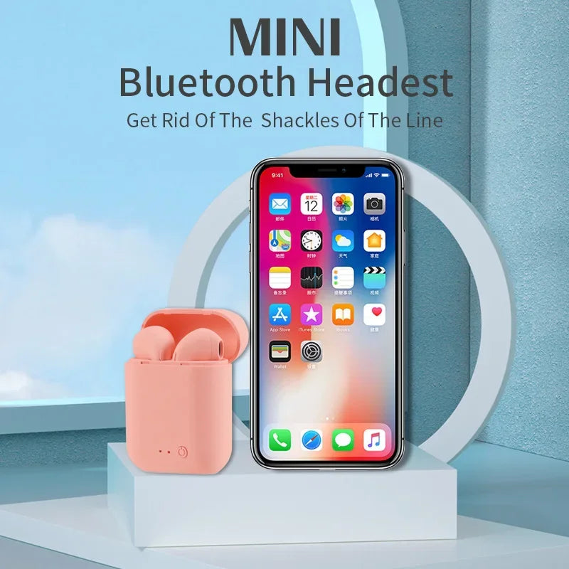 Auriculares Bluetooth I12 Macaron mate, I12tws binaurales auriculares deportivos inalámbricos, 5,0.