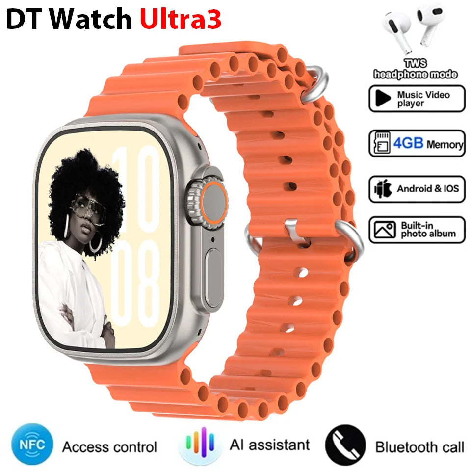 Smartwatch DT Ultra 3 Pro con GPS, NFC y 32 GB