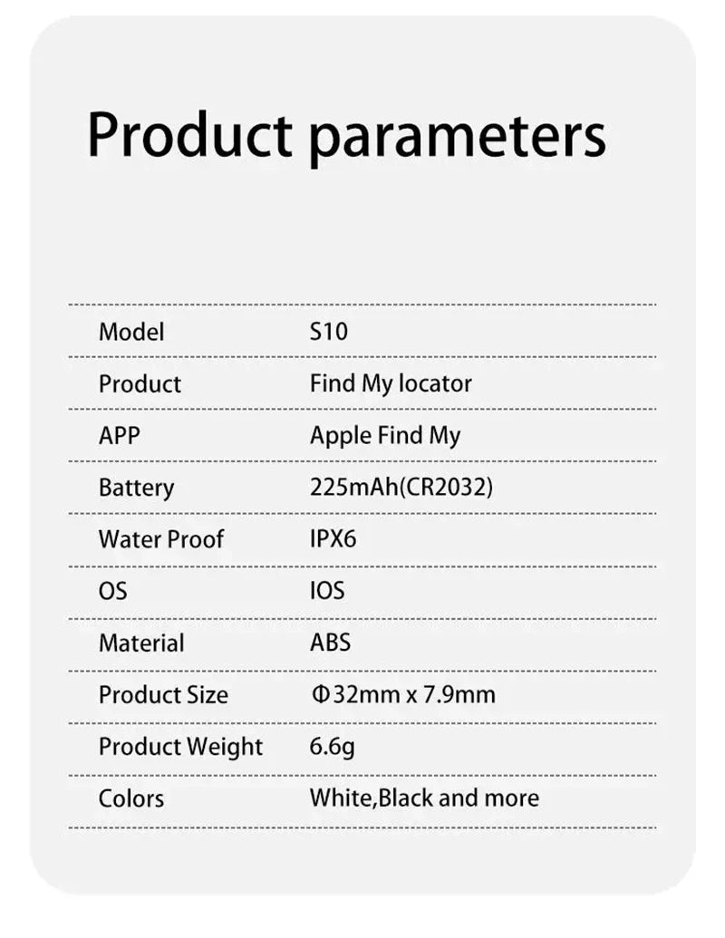 Localizador GPS Inteligente – Rastreador Global para Mascotas, Carteras, Maletas, Coches, Niños y Personas Mayores – Compatible con “Buscar” de iPhone