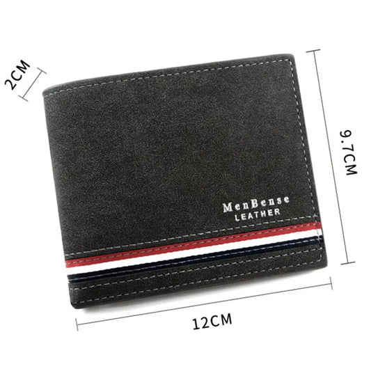 Cartera Slim de Hombre con Cremallera y Clip para Billetes