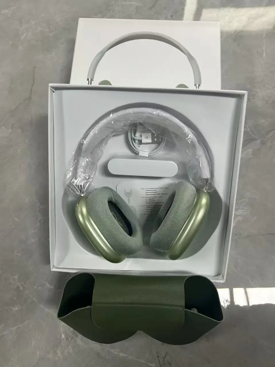 Auriculares inalámbricos P9 Max con orejeras magnéticas, bolso de cuero para deportes, pop ups Bluetooth, auriculares de música