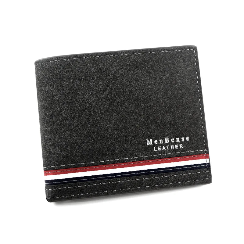 Cartera Slim de Hombre con Cremallera y Clip para Billetes