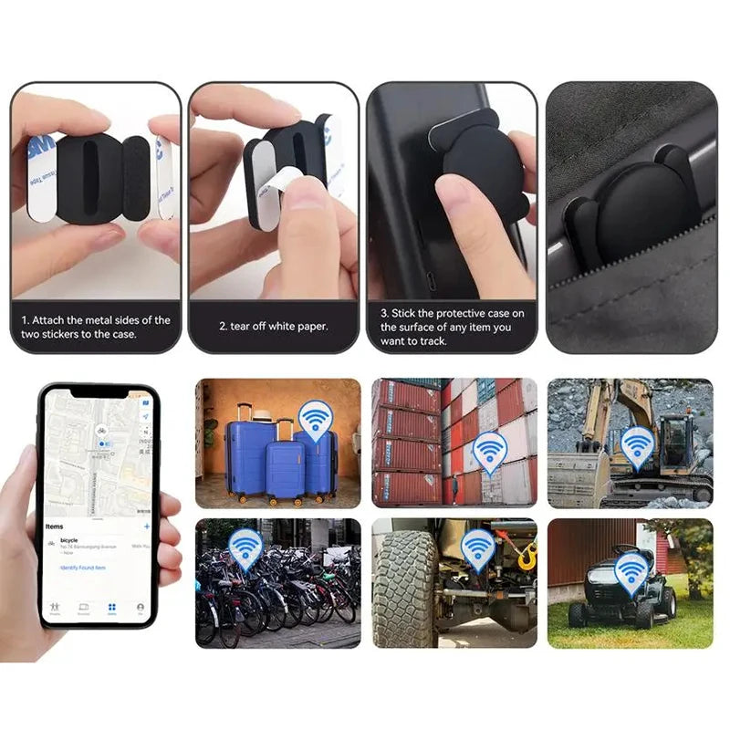 Localizador GPS Inteligente – Rastreador Global para Mascotas, Carteras, Maletas, Coches, Niños y Personas Mayores – Compatible con “Buscar” de iPhone