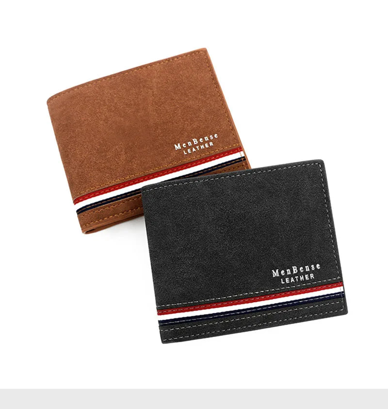 Cartera Slim de Hombre con Cremallera y Clip para Billetes
