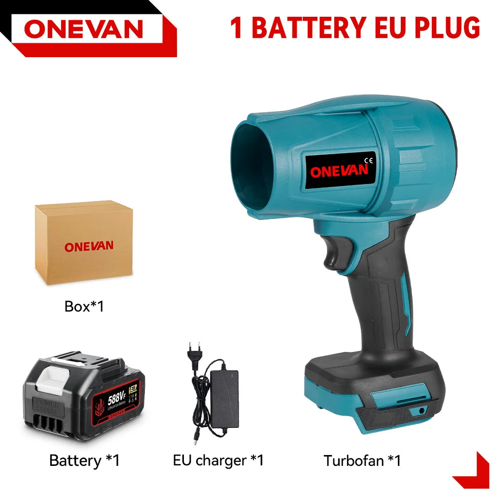 Soplador ONEVAN 2000W Inalámbrico – Turbo Fan sin Escobillas