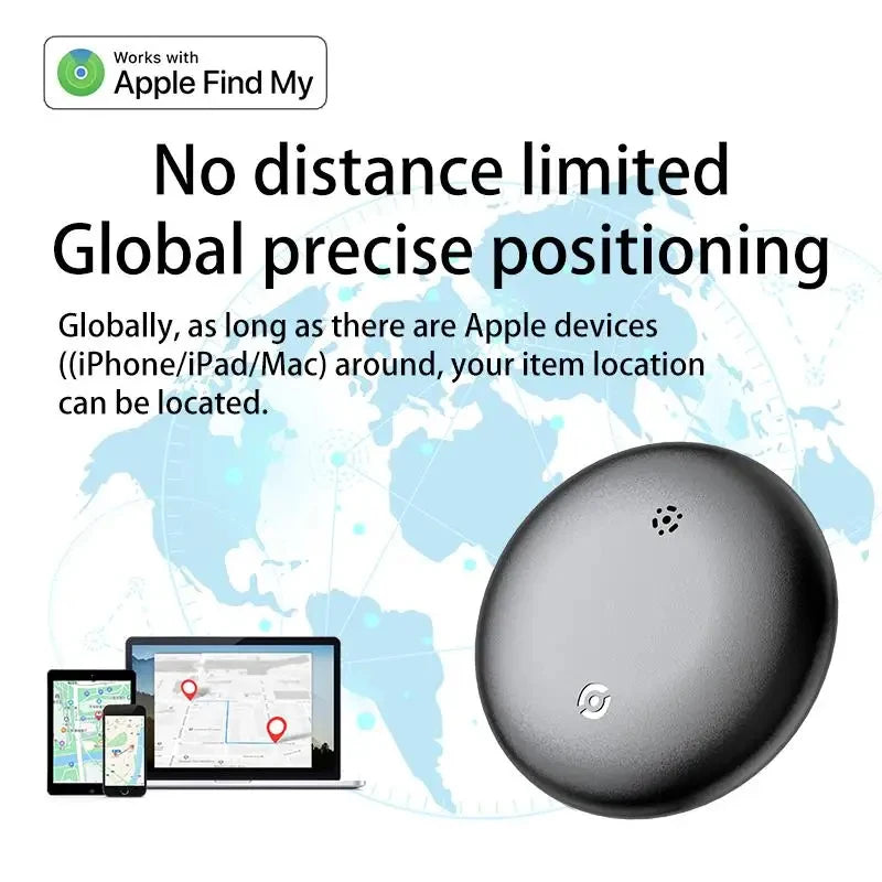 Localizador GPS Inteligente – Rastreador Global para Mascotas, Carteras, Maletas, Coches, Niños y Personas Mayores – Compatible con “Buscar” de iPhone