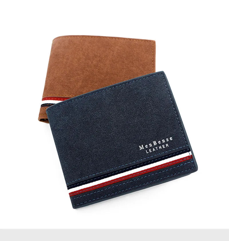 Cartera Slim de Hombre con Cremallera y Clip para Billetes