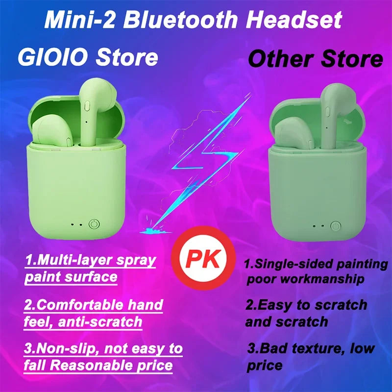 Auriculares Bluetooth I12 Macaron mate, I12tws binaurales auriculares deportivos inalámbricos, 5,0.