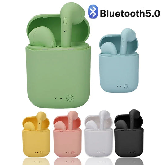 Auriculares Bluetooth I12 Macaron mate, I12tws binaurales auriculares deportivos inalámbricos, 5,0.