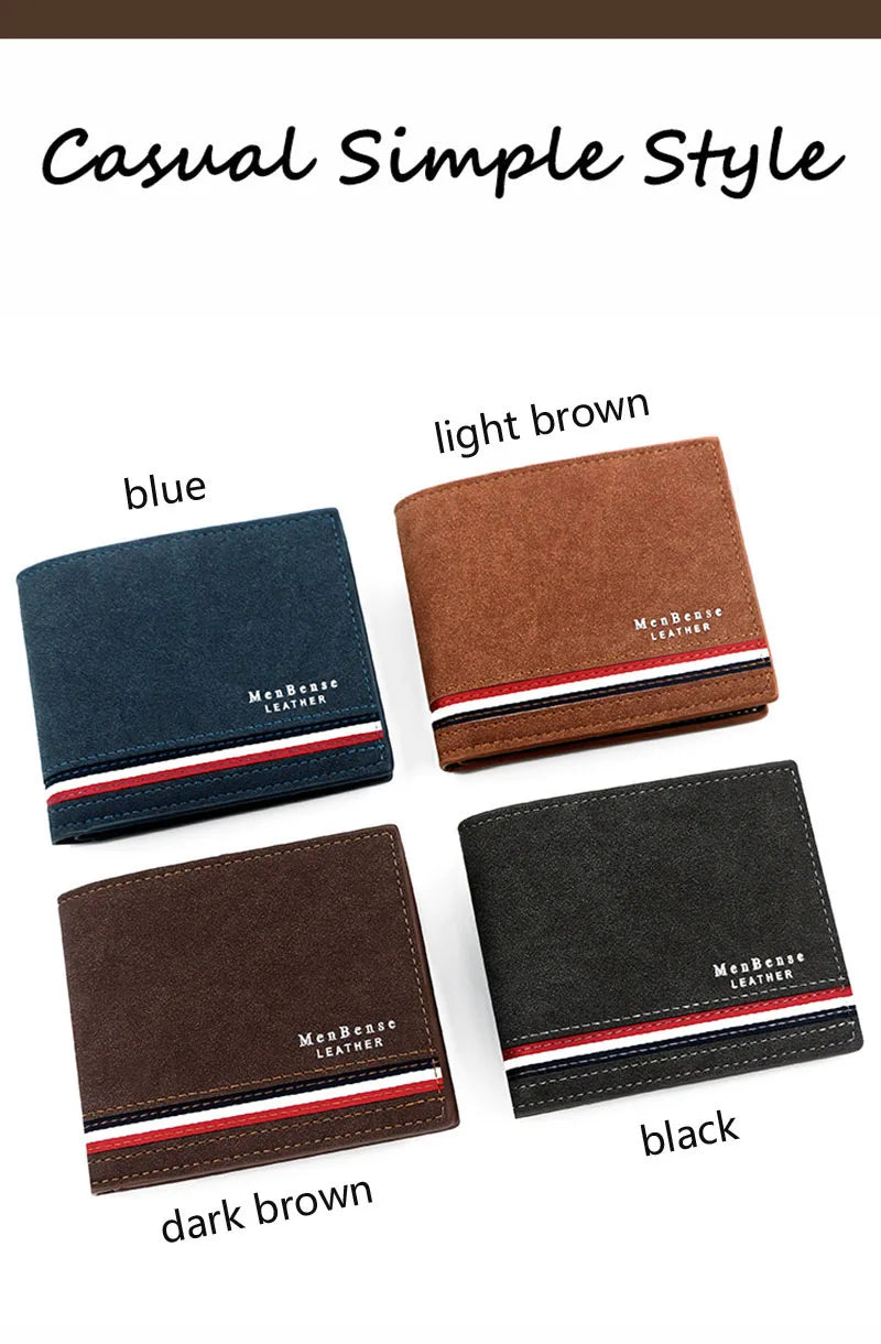 Cartera Slim de Hombre con Cremallera y Clip para Billetes
