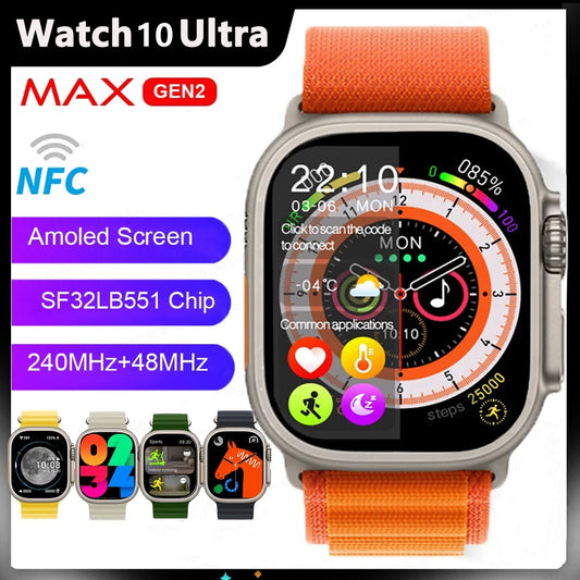 Smartwatch X3 Pro MAX Gen2 con Pantalla AMOLED y Carga Inalámbrica