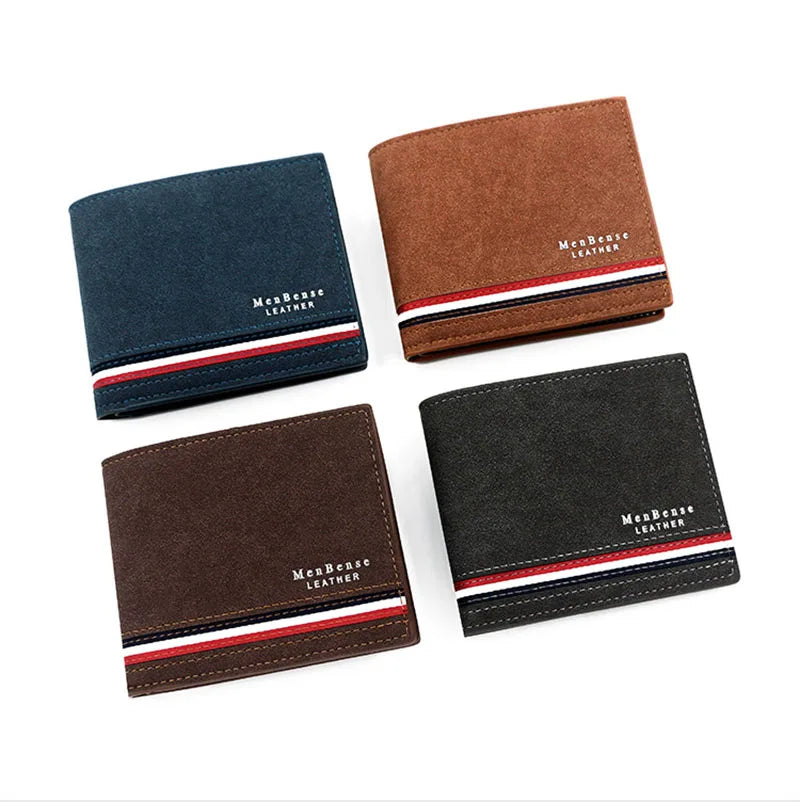 Cartera Slim de Hombre con Cremallera y Clip para Billetes