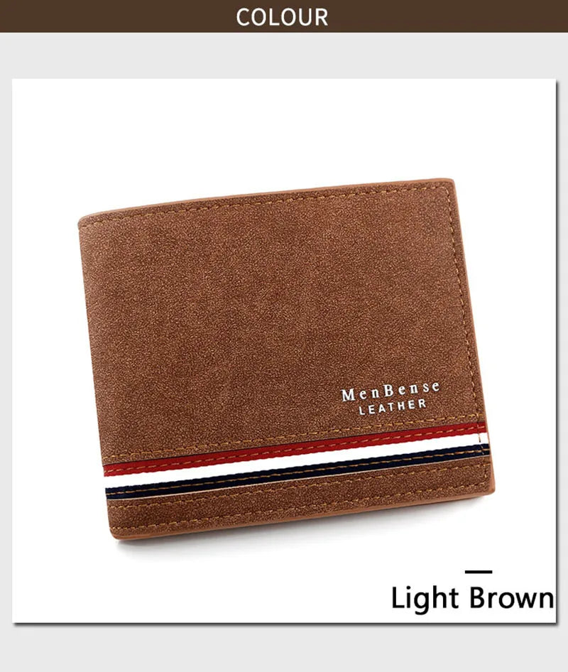 Cartera Slim de Hombre con Cremallera y Clip para Billetes