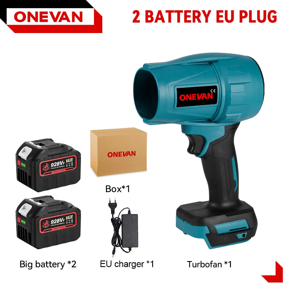 Soplador ONEVAN 2000W Inalámbrico – Turbo Fan sin Escobillas