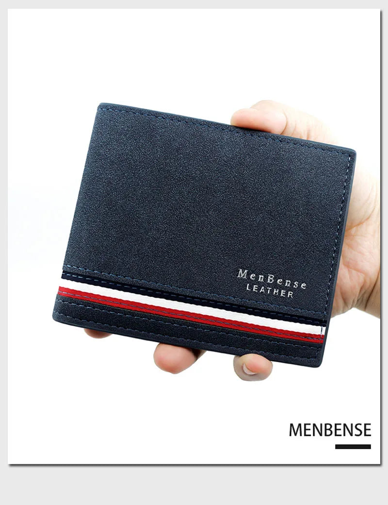 Cartera Slim de Hombre con Cremallera y Clip para Billetes