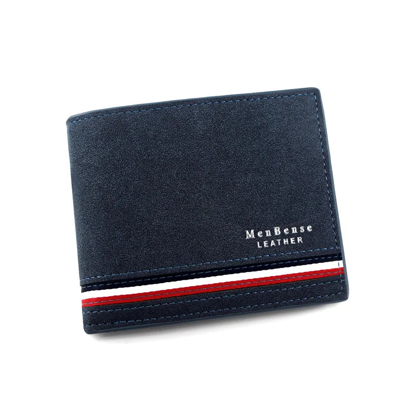 Cartera Slim de Hombre con Cremallera y Clip para Billetes