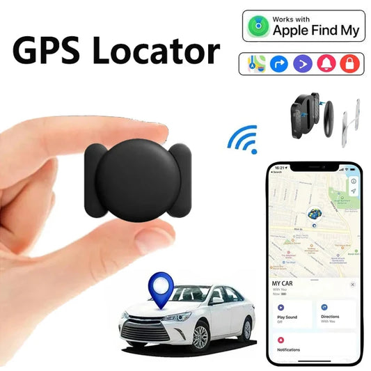 Localizador GPS Inteligente – Rastreador Global para Mascotas, Carteras, Maletas, Coches, Niños y Personas Mayores – Compatible con “Buscar” de iPhone
