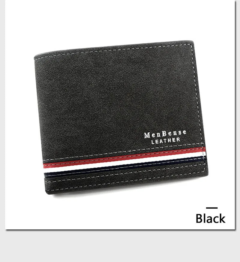 Cartera Slim de Hombre con Cremallera y Clip para Billetes