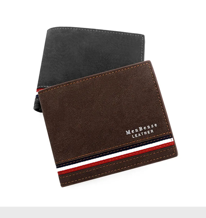 Cartera Slim de Hombre con Cremallera y Clip para Billetes